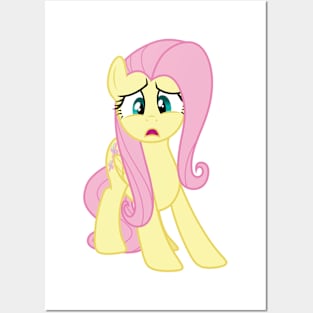 Frightened Fluttershy Posters and Art